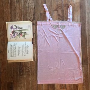 Vintage Antique Slip Chemise Nightgown Pink Blush
